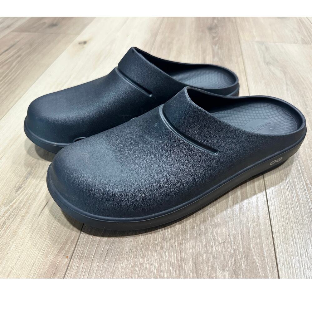 Oofos OOcloog Recovery Black Clogs Men’s 12 Women’s 14